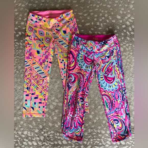 Lilly Pulitzer 2 legging set. Size small - Picture 1 of 9